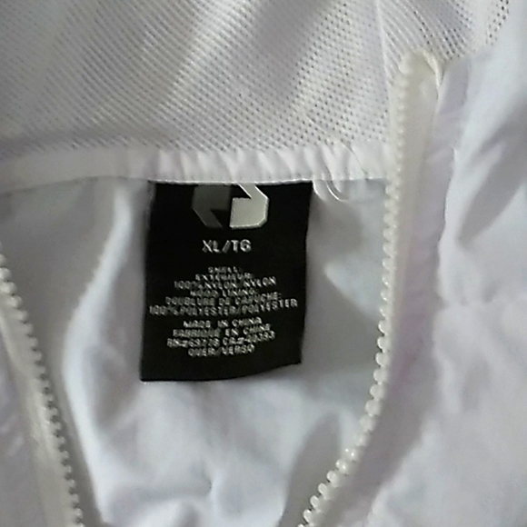 Men's white windbreaker - Picture 2 of 3